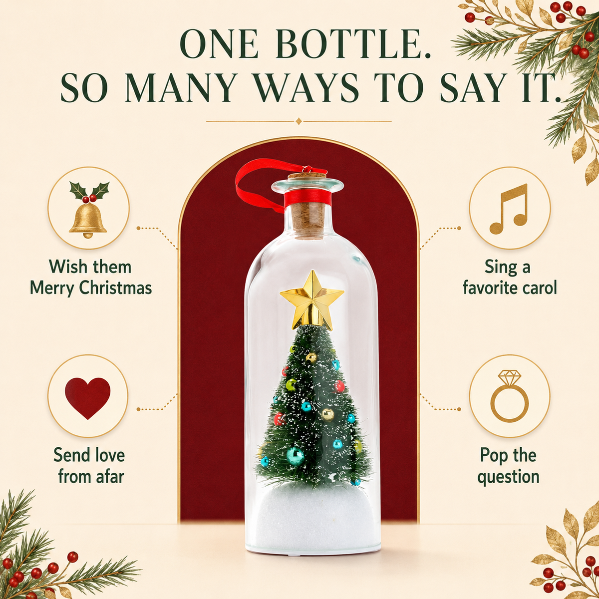Mistsilt™ Record-a-Message Christmas Tree