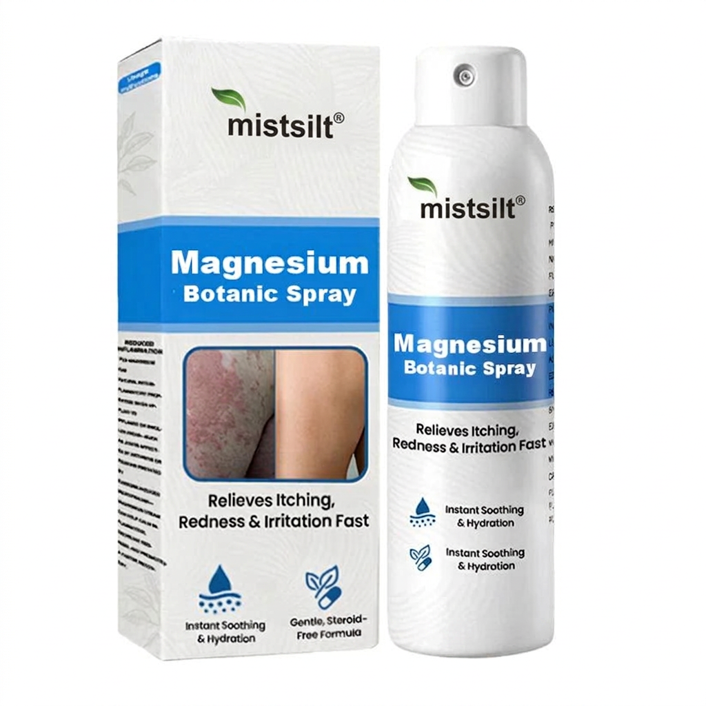 mistsilt® Magnesium Botanic Spray – Advanced Skin Recovery for Psoriasis & Eczema | Rapid Soothing, Steroid-Free