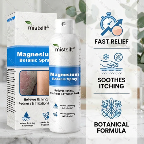 mistsilt® Magnesium Botanic Spray – Advanced Skin Recovery for Psoriasis & Eczema | Rapid Soothing, Steroid-Free