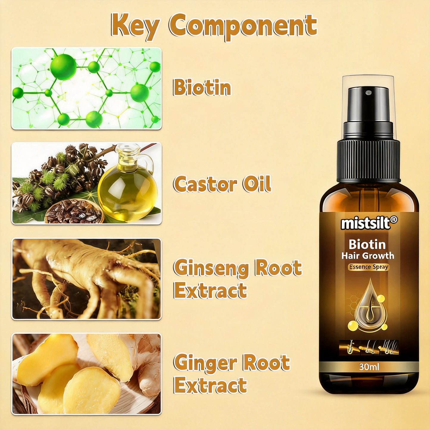 Mistsilt™ Biotin Hair Vitality Essence Spray (New Formula)