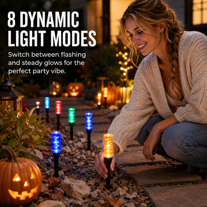 ✨🌿 Crystal Bubble Solar Garden Lights – 10–40 LED Glowing Stakes for Magical Pathways & Yards